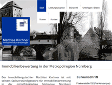 Tablet Screenshot of immobilienbewertung-nuernberg.de